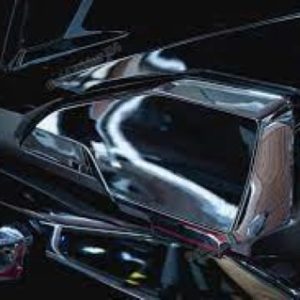 Passenger floorboard cover chrome