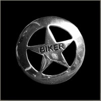 Pin Lone star biker