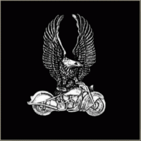 Pin Eagle motorcycle